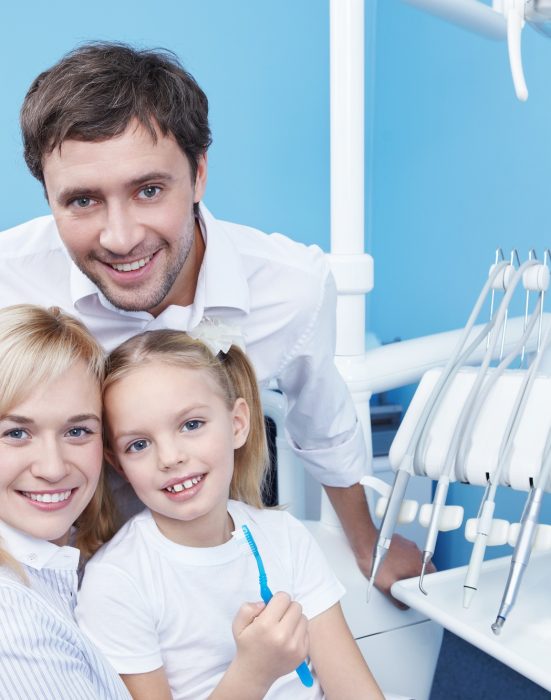 Families in the dental office