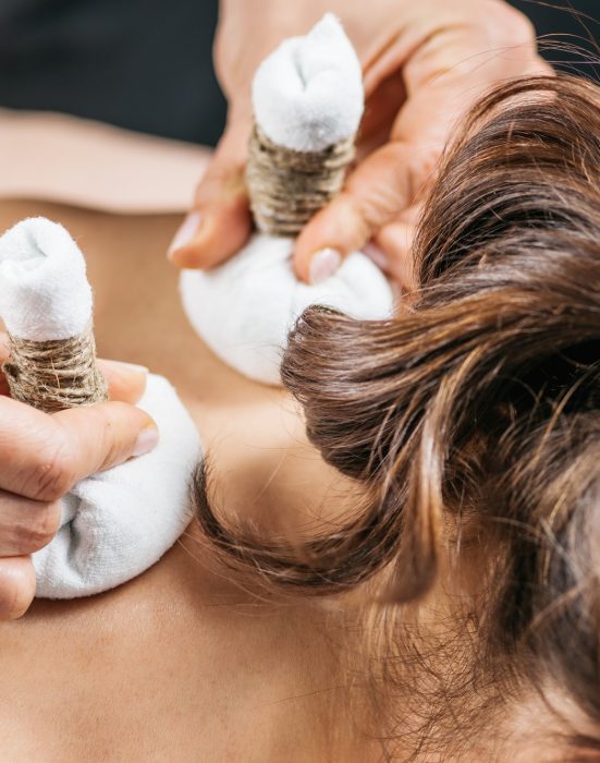 Potli Dry Massage Therapy at Ayurvedic Wellness Center