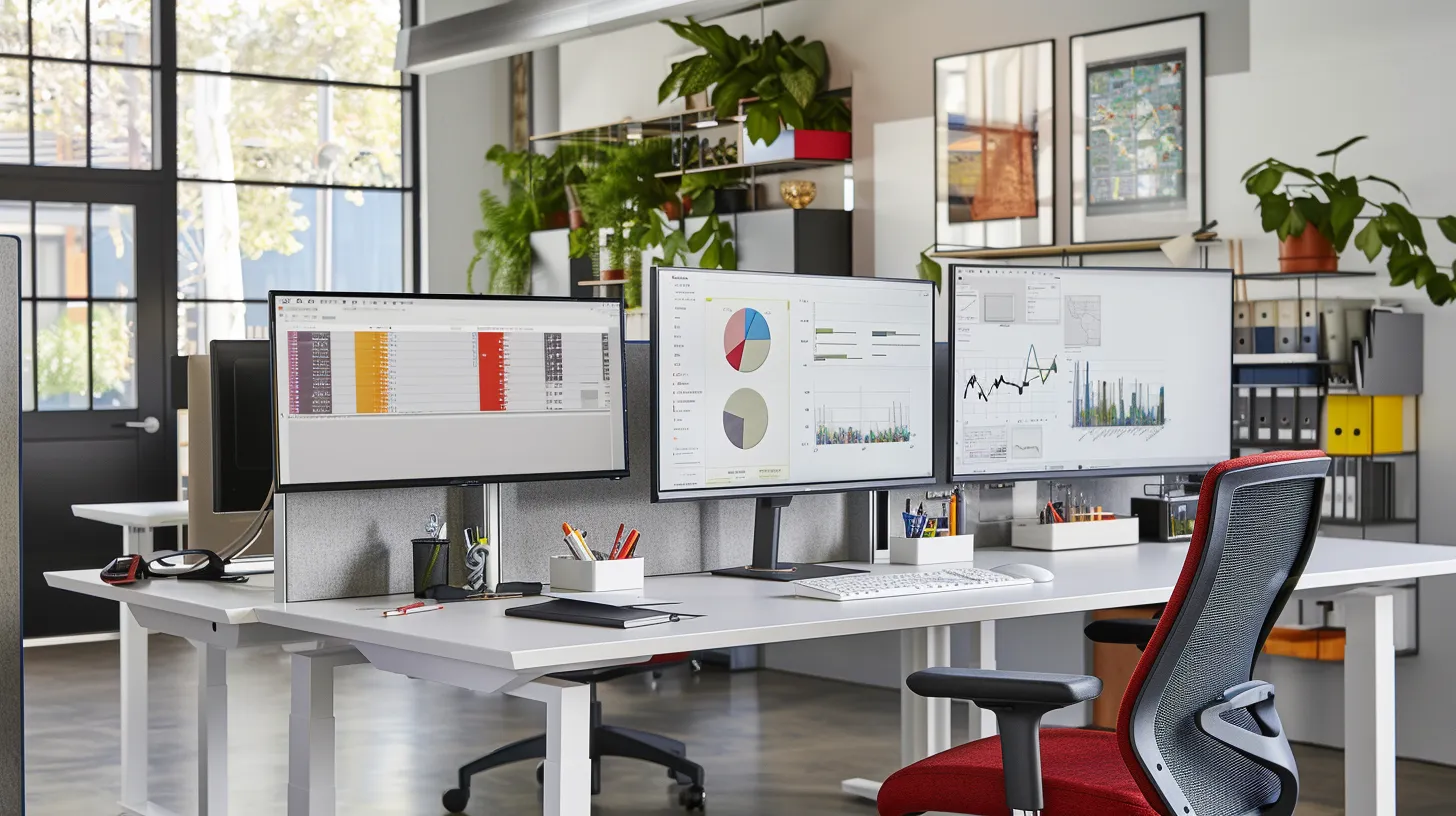 a sleek and modern office desk, equipped with multiple digital screens displaying vibrant analytics and marketing strategies, emphasizes the dynamic importance of answer engine optimization in enhancing customer experience and omnichannel performance. a sleek and modern office desk, equipped with multiple digital screens displaying vibrant analytics and marketing strategies, emphasizes the dynamic importance of answer engine optimization in enhancing customer experience and omnichannel performance.