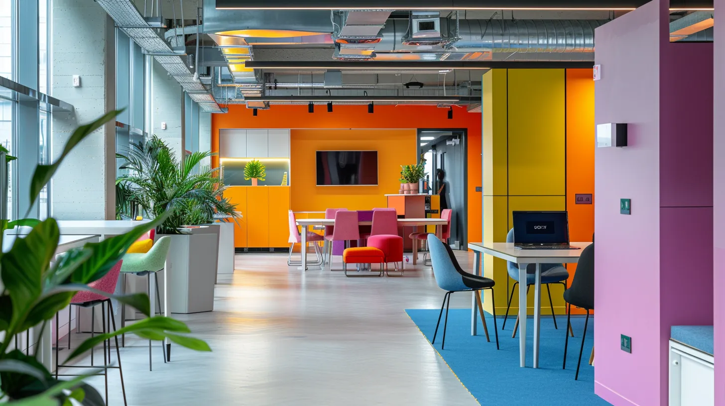 a vibrant office workspace features a sleek laptop displaying a polished linkedin profile, surrounded by professional marketing materials and engaging data visuals, emphasizing strategies for effective lead generation.